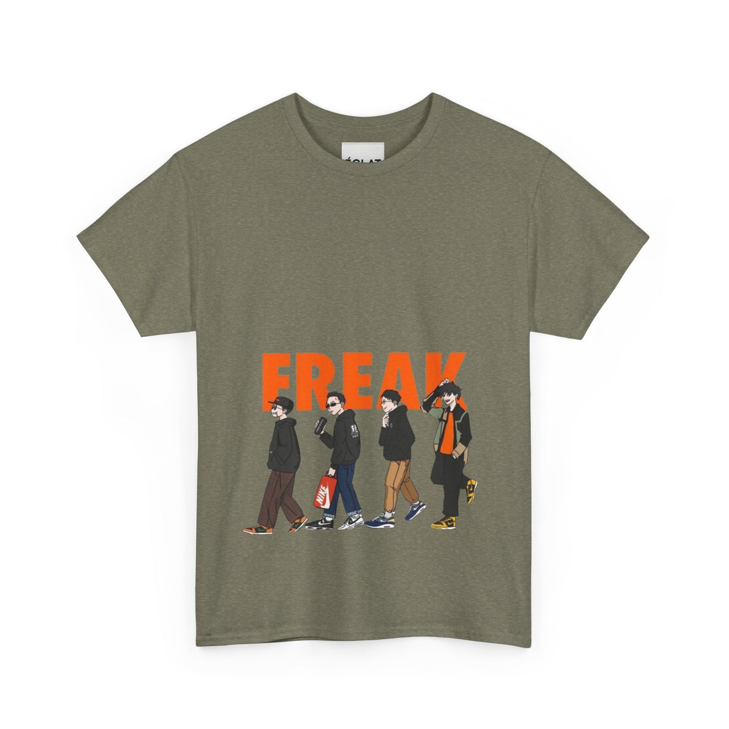 Freaky Unisex Heavy Cotton Tee, Graphic T-Shirt, Casual Wear, Statement Tee, Gift for Friends, Streetwear