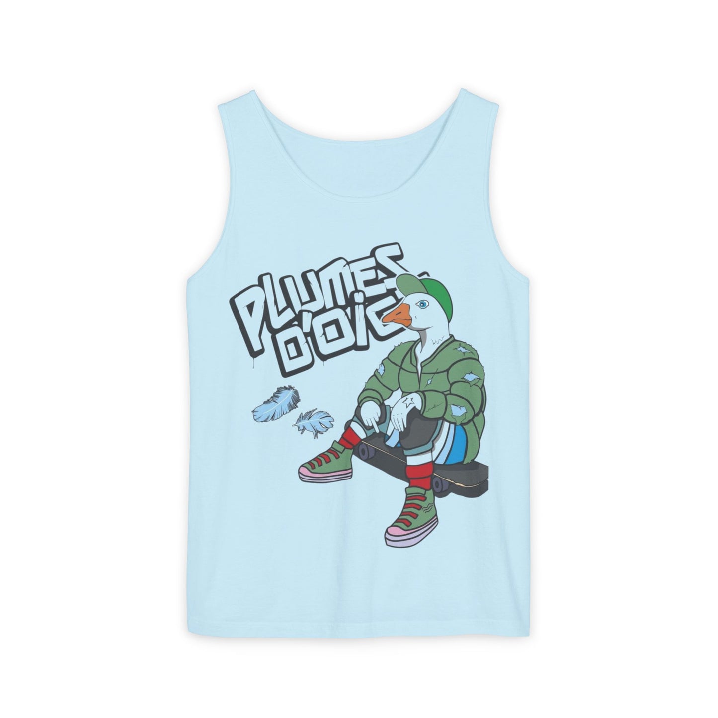 Playful Duck Graphic Tank Top – Perfect for Summer, Casual Wear, Gift, Beach Day, Street Style