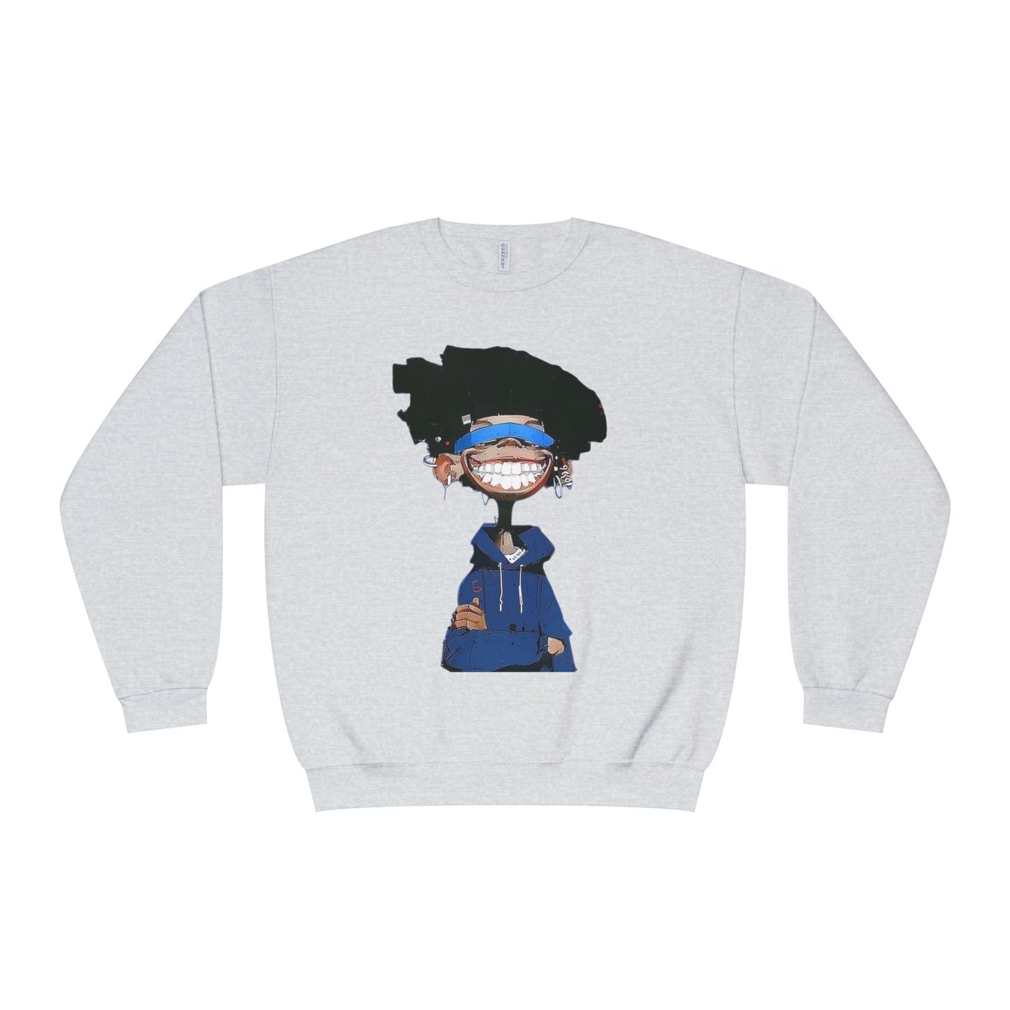 Cool Graphic Crewneck Sweatshirt - Unisex Cozy Pullover, Fun Urban Style, Casual Wear, Gift for Friends, Streetwear Fashion