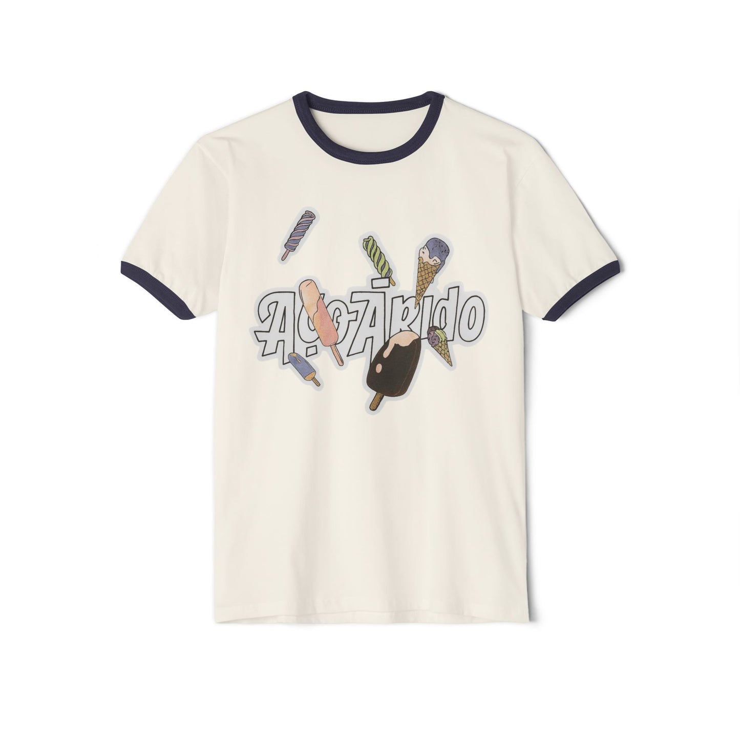 Retro Graphic Unisex Cotton Ringer T-Shirt | Cool Vibe Tee, Casual Wear, Gifts for Friends, Summer Outfits, Pop Culture Style