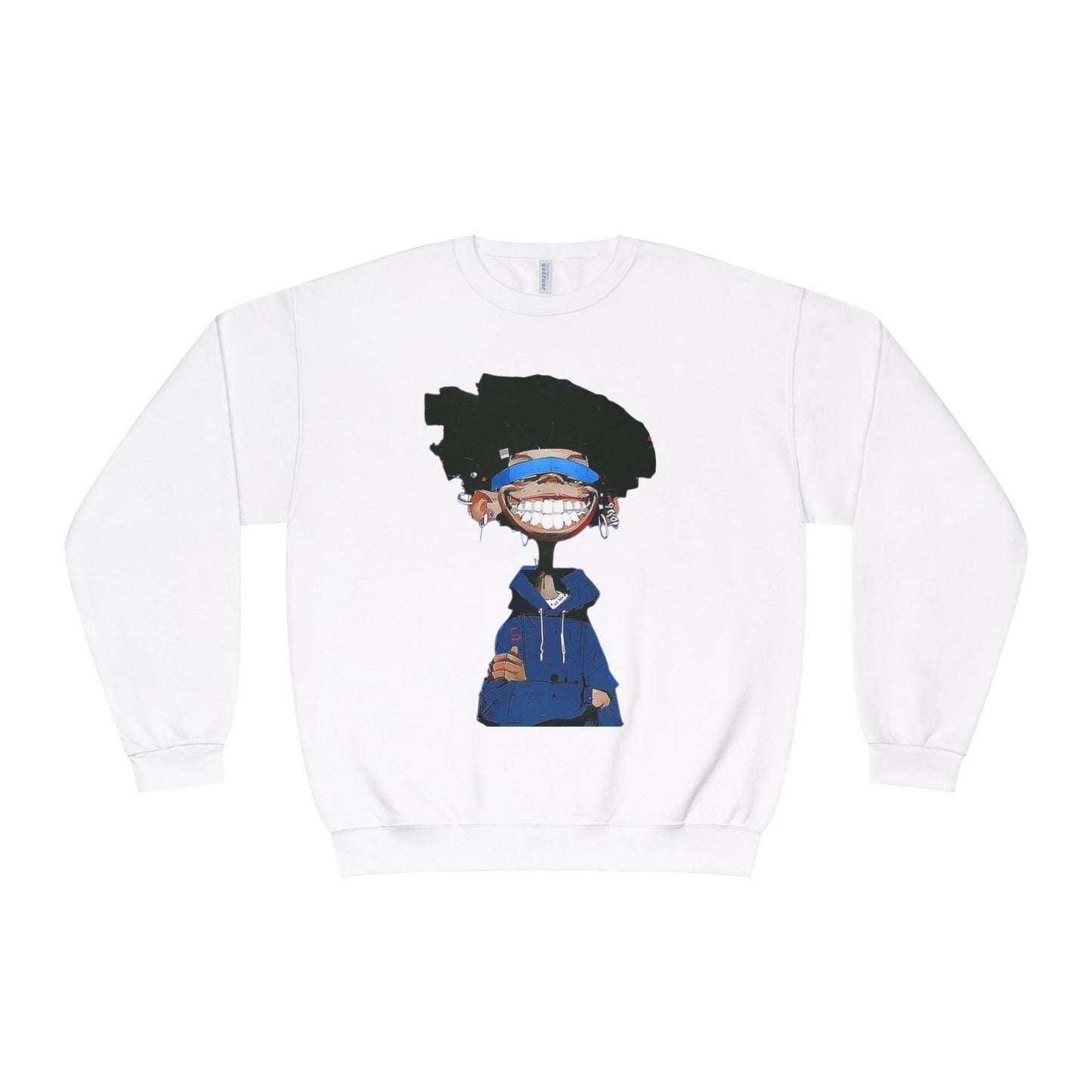 Cool Graphic Crewneck Sweatshirt - Unisex Cozy Pullover, Fun Urban Style, Casual Wear, Gift for Friends, Streetwear Fashion
