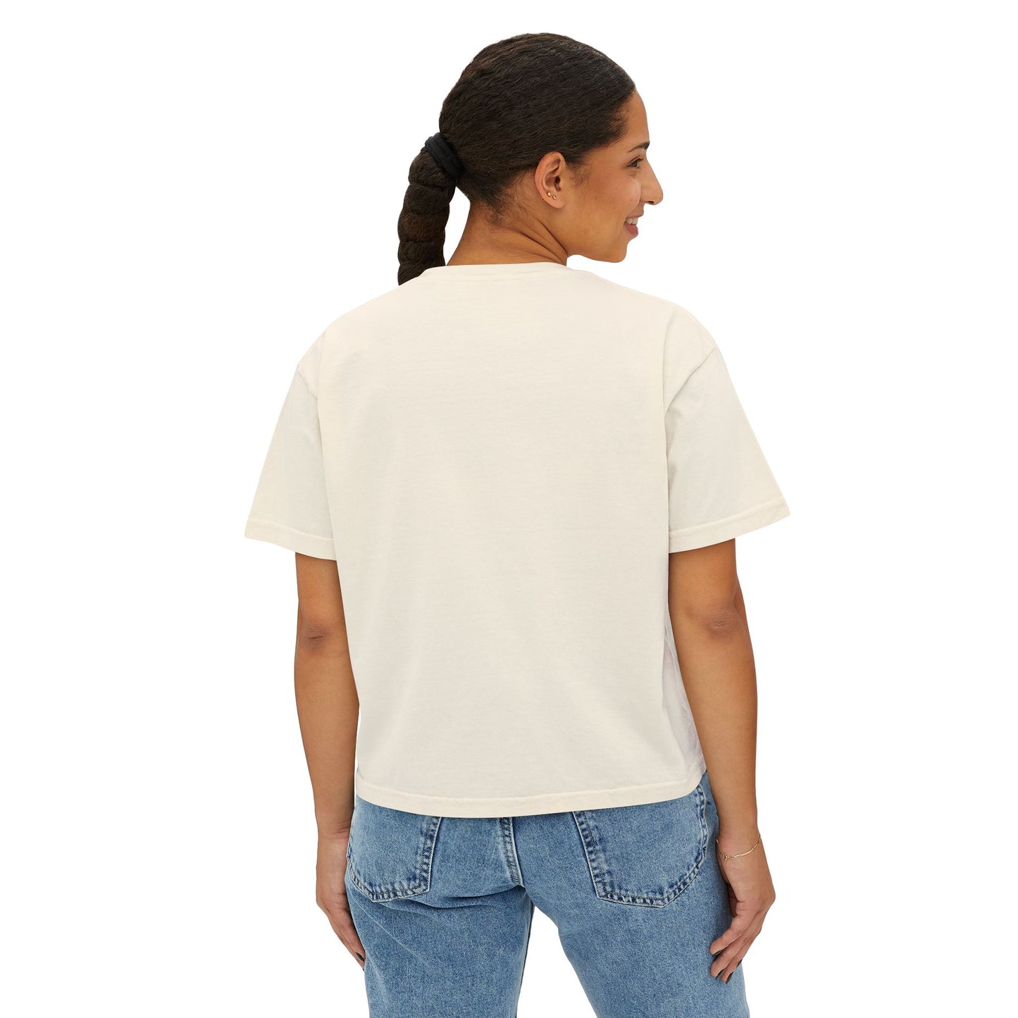 The Weeknd Inspired Women's Boxy Tee, Trendy Graphic T-Shirt, Casual Urban Wear, Music Lover Gift, Stylish Streetwear
