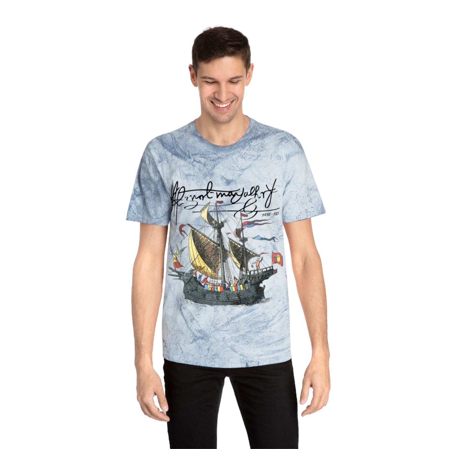 Color Blast T-Shirt, Artistic Autumn Tee, Unique Graphic Shirt, Trendy Summer Fashion, Casual Everyday Wear, Gift for Art Lovers