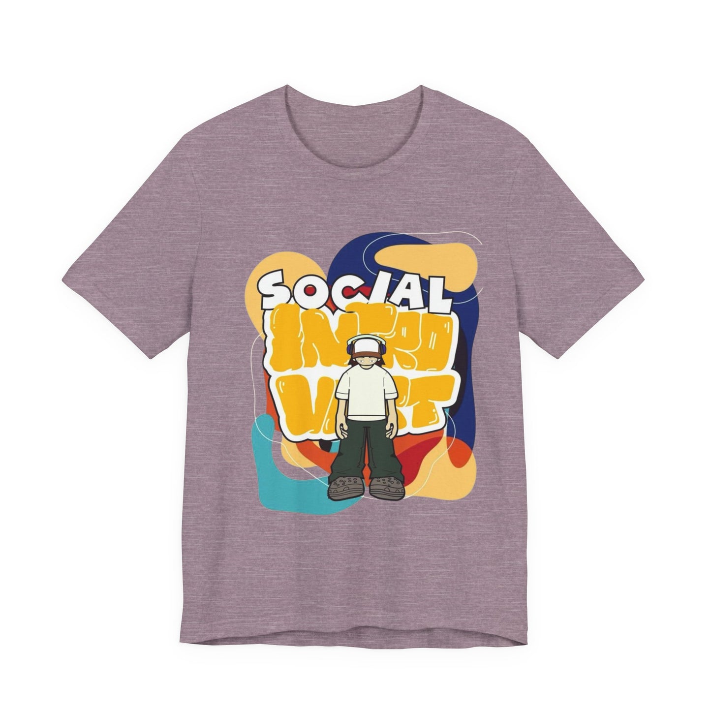 Social Introvert Unisex Tee, Casual Wear, Graphic Tee, Gift for Friends, Perfect for Everyday Style