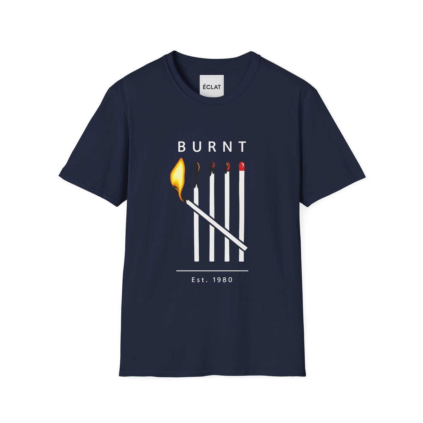 Burnt Matchsticks Graphic T-Shirt, Unisex Casual Tee, Cool Gift for Fire Lovers, Unique Apparel for Birthdays, Summer Days
