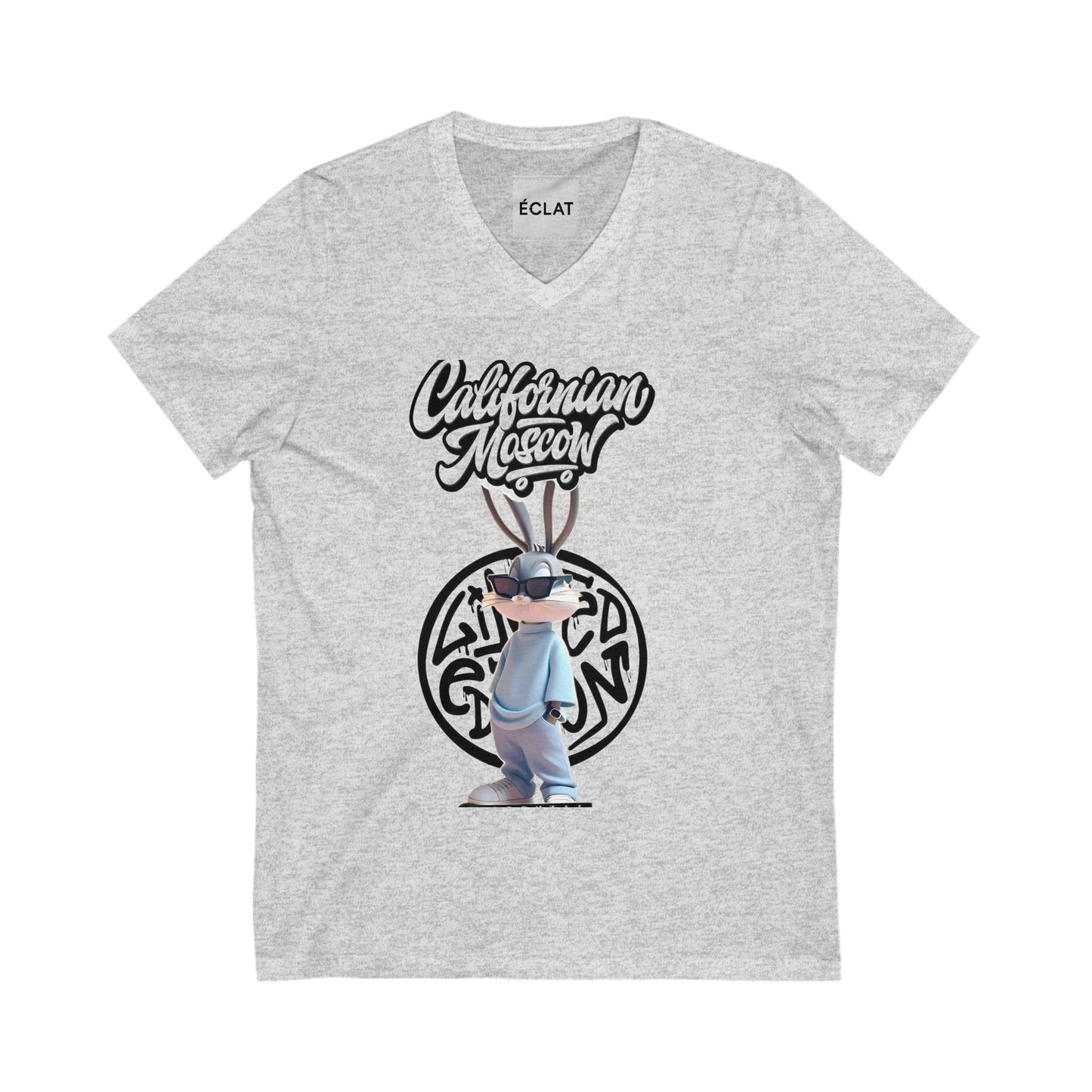 California Masterpiece V-Neck Tee, Graphic Tee, Unisex Art Shirt, Creative Outfit, Casual Gift Ideas, Trendy Streetwear