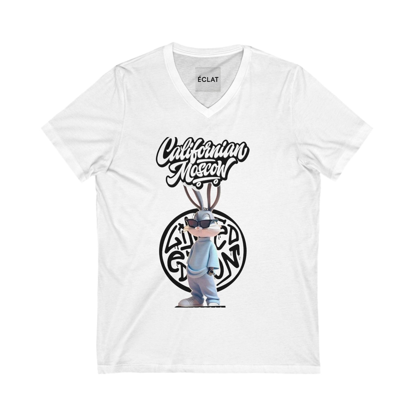 California Masterpiece V-Neck Tee, Graphic Tee, Unisex Art Shirt, Creative Outfit, Casual Gift Ideas, Trendy Streetwear