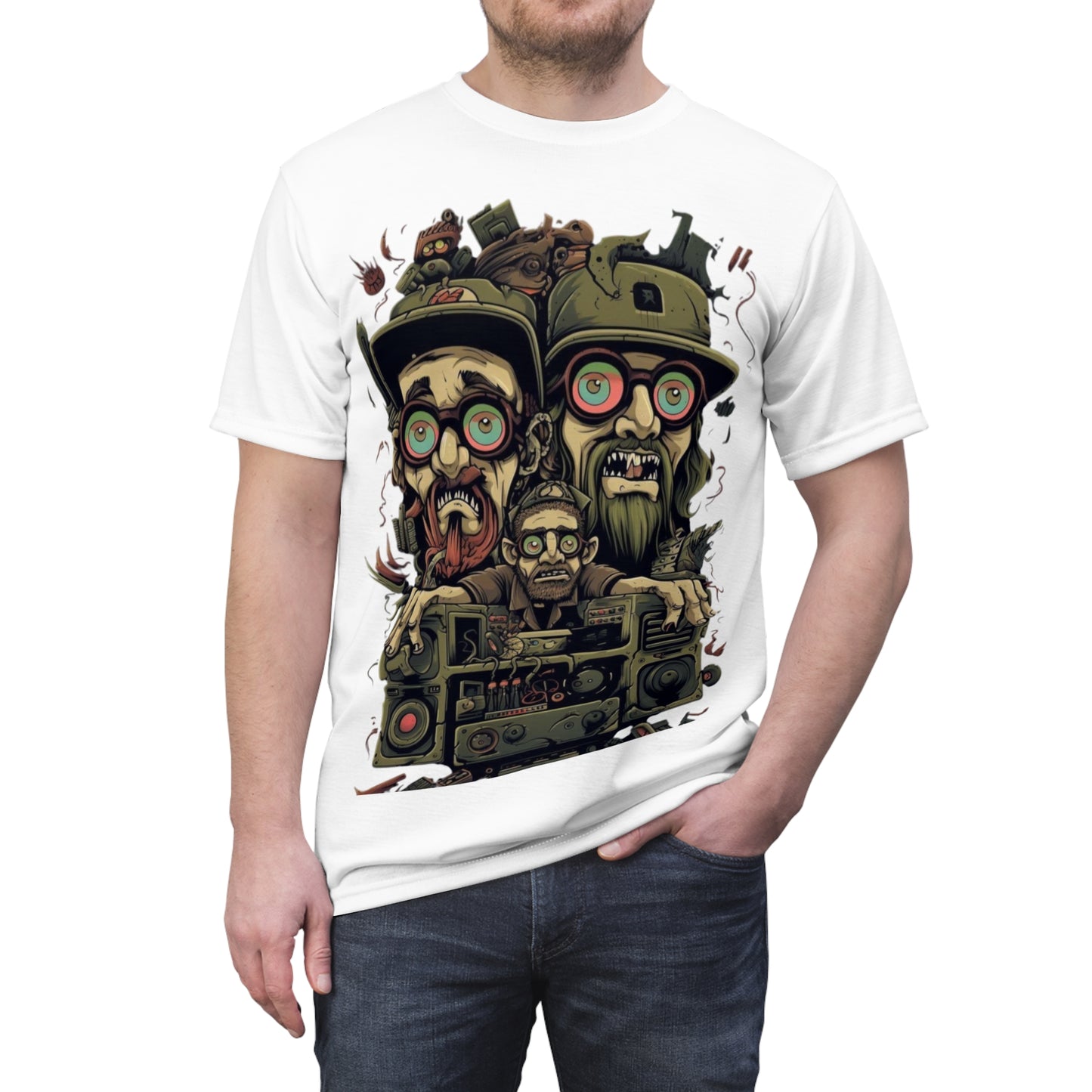 Quirky Graphic Tee, Unisex Tee, Creative T-Shirt, Fun Apparel, Unique Gift for Geeks, Casual Wear for Music Lovers