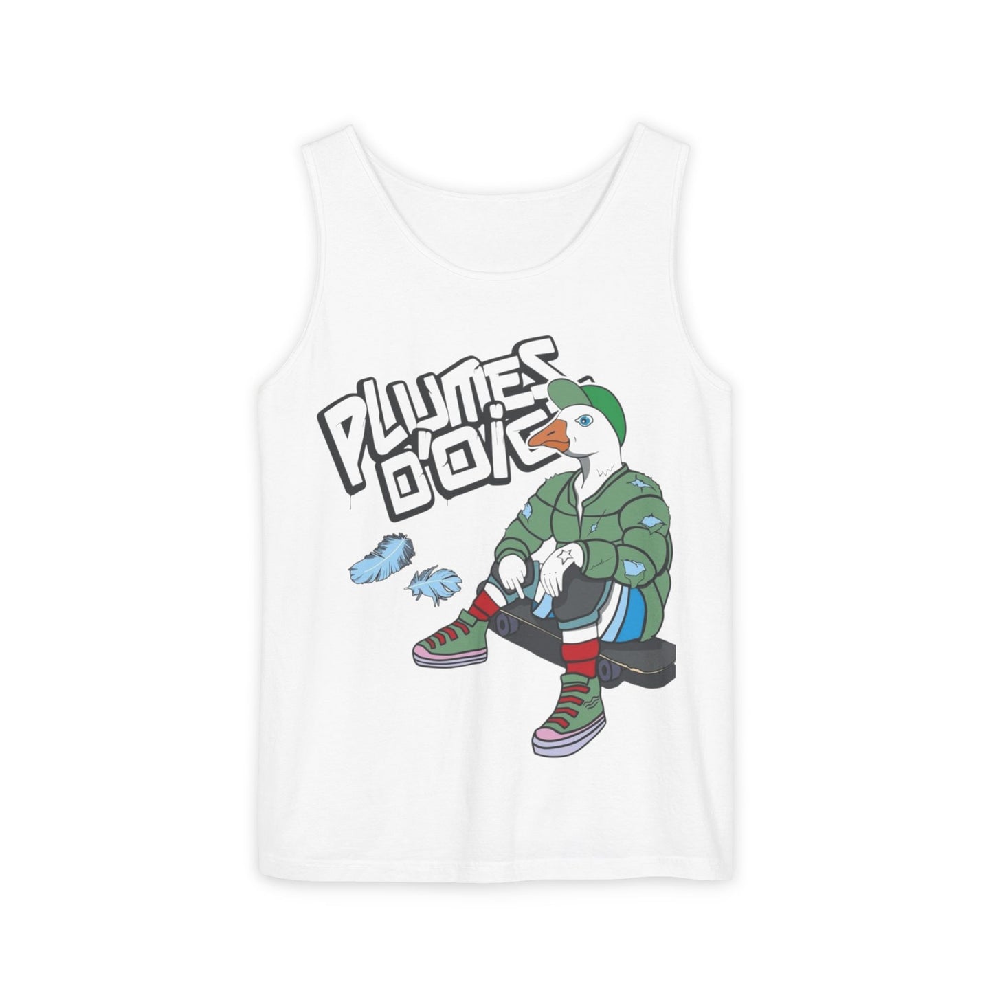 Playful Duck Graphic Tank Top – Perfect for Summer, Casual Wear, Gift, Beach Day, Street Style