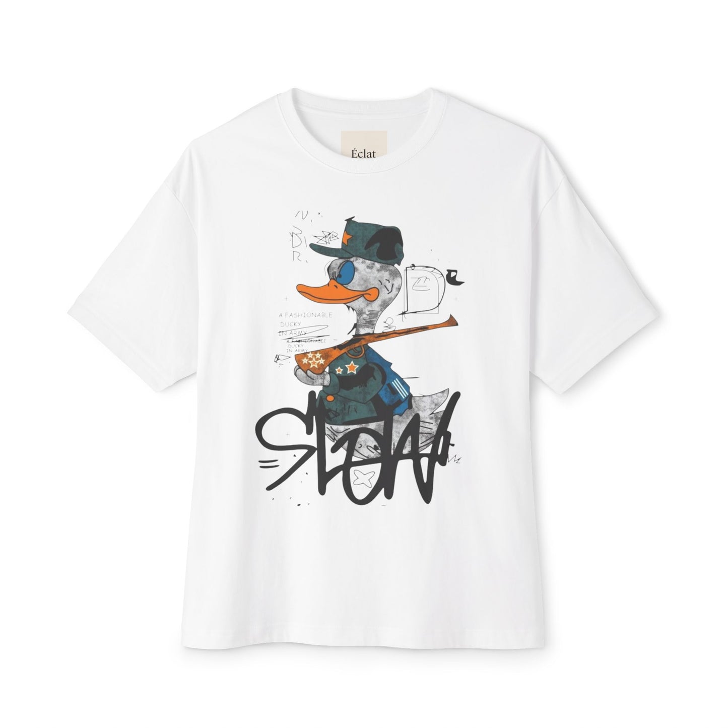 Fun Graphic Tee with Playful Duck Design, Unisex Oversized Shirt, Casual Streetwear, Gift for Animal Lovers, Summer Outfit