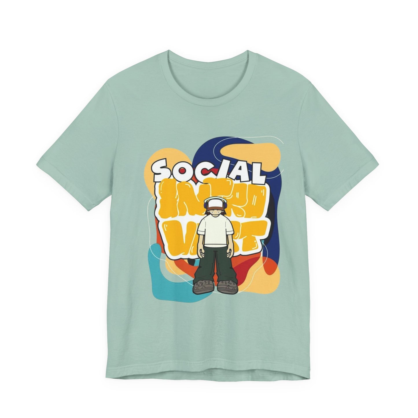 Social Introvert Unisex Tee, Casual Wear, Graphic Tee, Gift for Friends, Perfect for Everyday Style