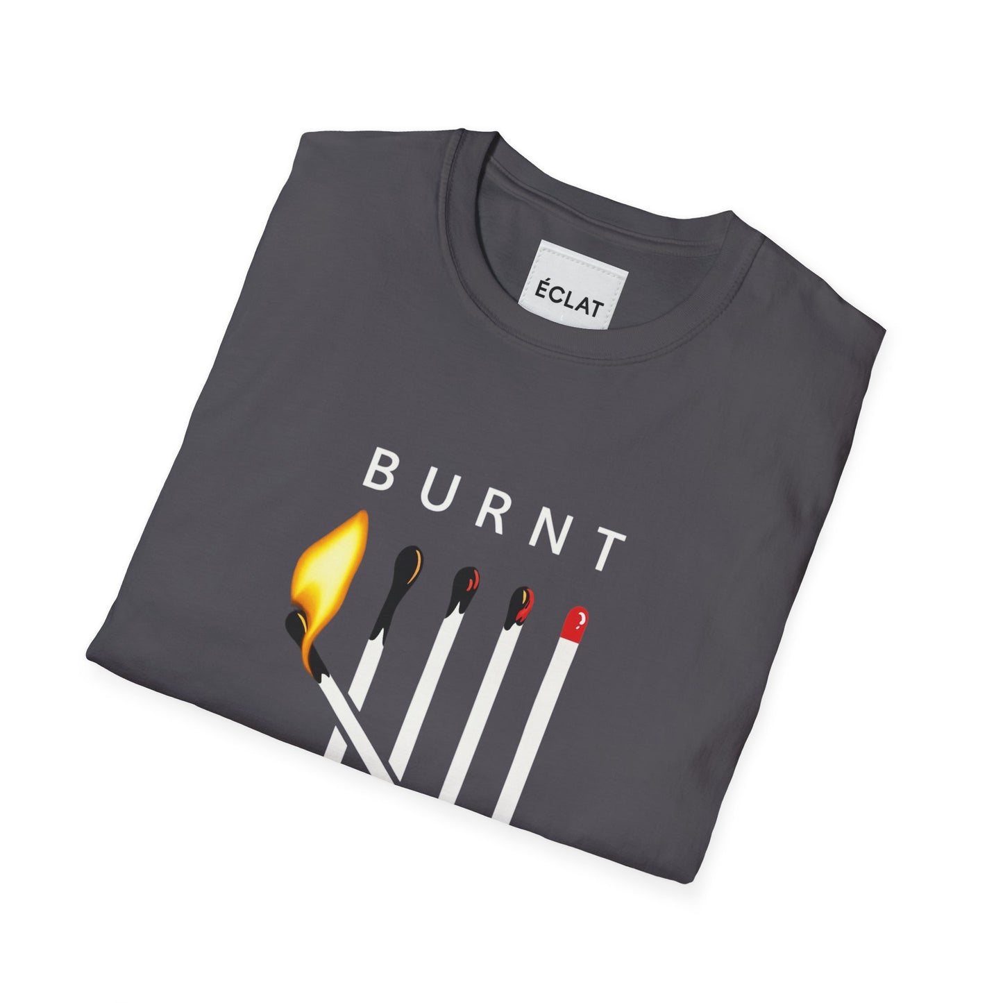 Burnt Matchsticks Graphic T-Shirt, Unisex Casual Tee, Cool Gift for Fire Lovers, Unique Apparel for Birthdays, Summer Days