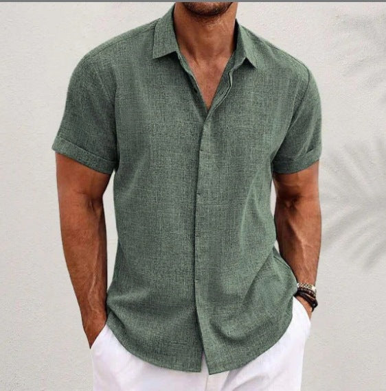 Business Casual Lapels Cardigan Men' shirt