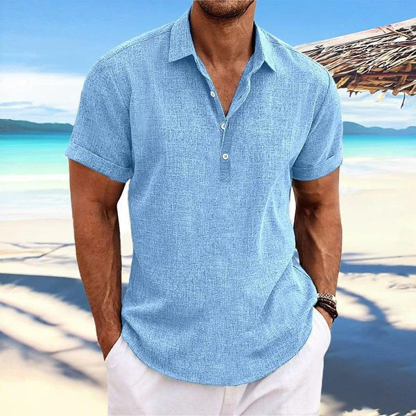 Business Casual Lapels Cardigan Men' shirt
