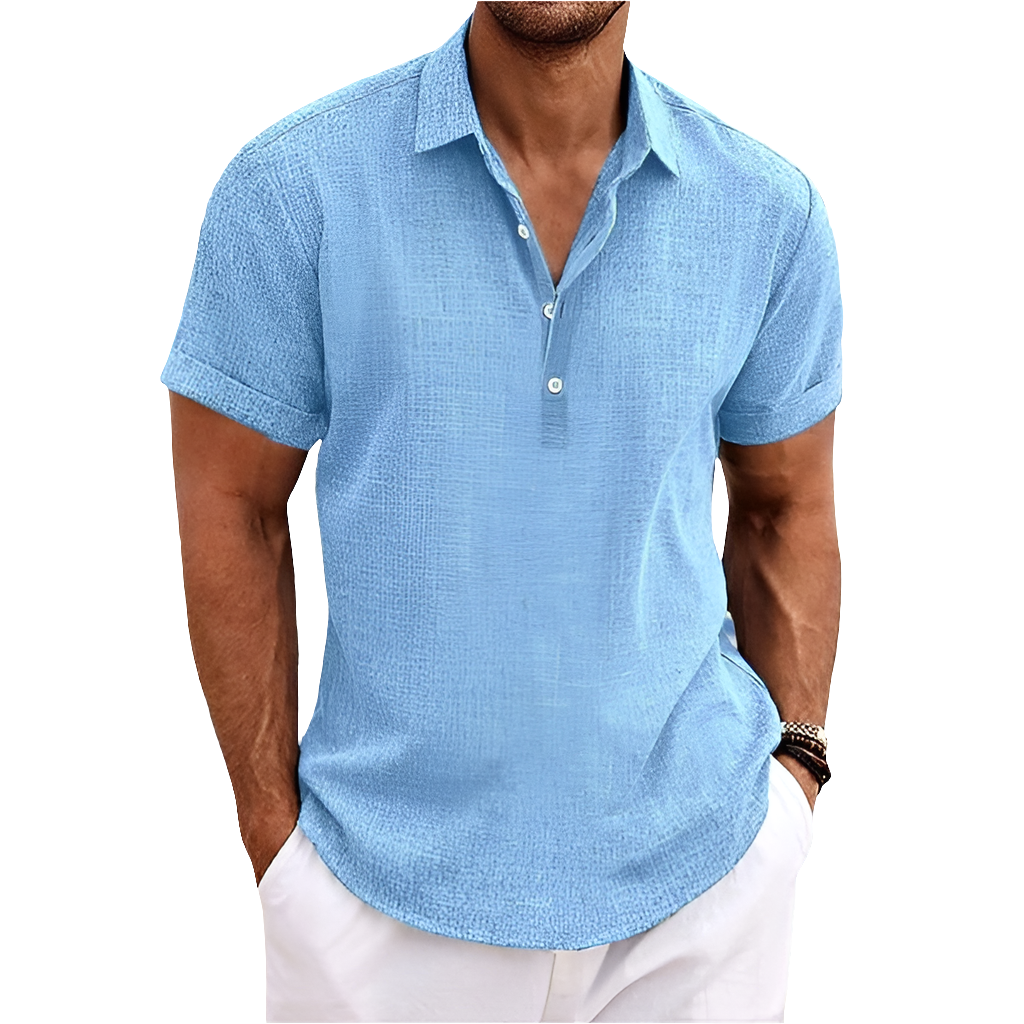 Business Casual Lapels Cardigan Men' shirt