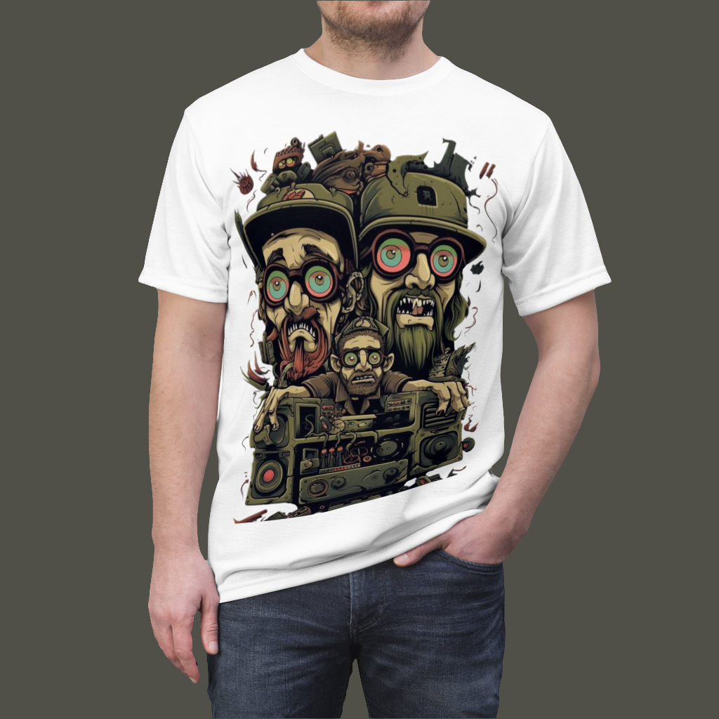 Quirky Graphic Tee, Unisex Tee, Creative T-Shirt, Fun Apparel, Unique Gift for Geeks, Casual Wear for Music Lovers