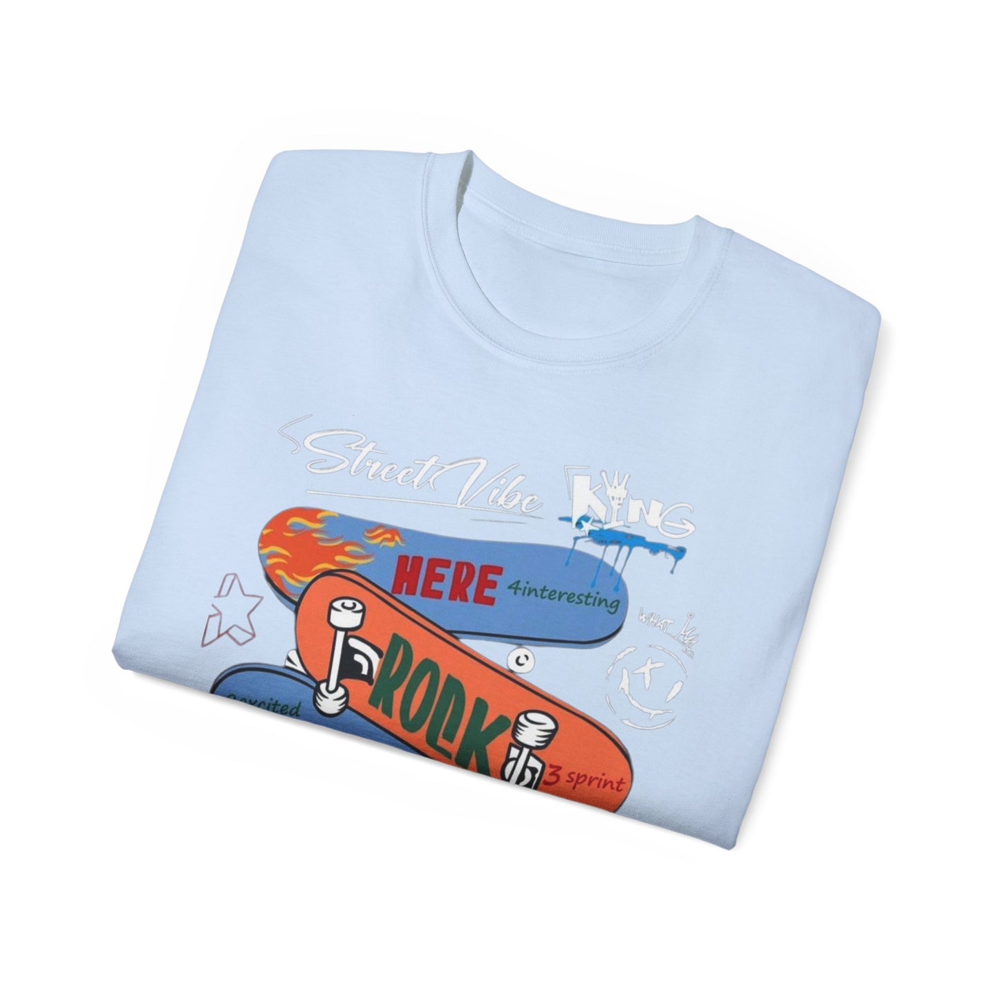 Skateboard Graphic Tee - Be Yourself, Street Style Shirt, Unisex Skate T-Shirt, Cool Casual Wear, Gift for Skaters, Urban Fashion