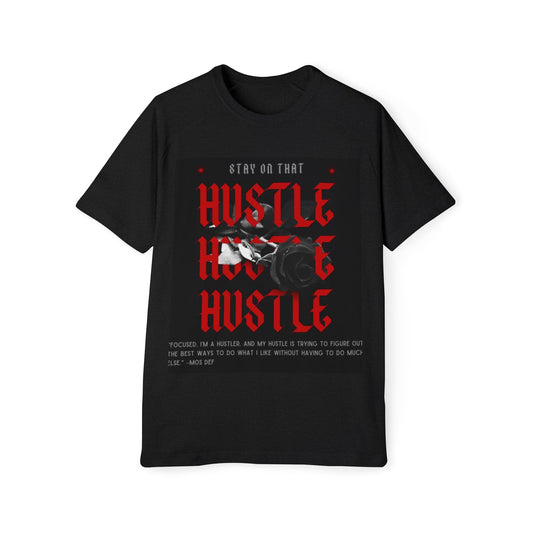 Hustle Vibes Men's Raglan T-Shirt, Motivational Tee, Streetwear, Gift for Entrepreneurs, Casual Wear, Graphic Design