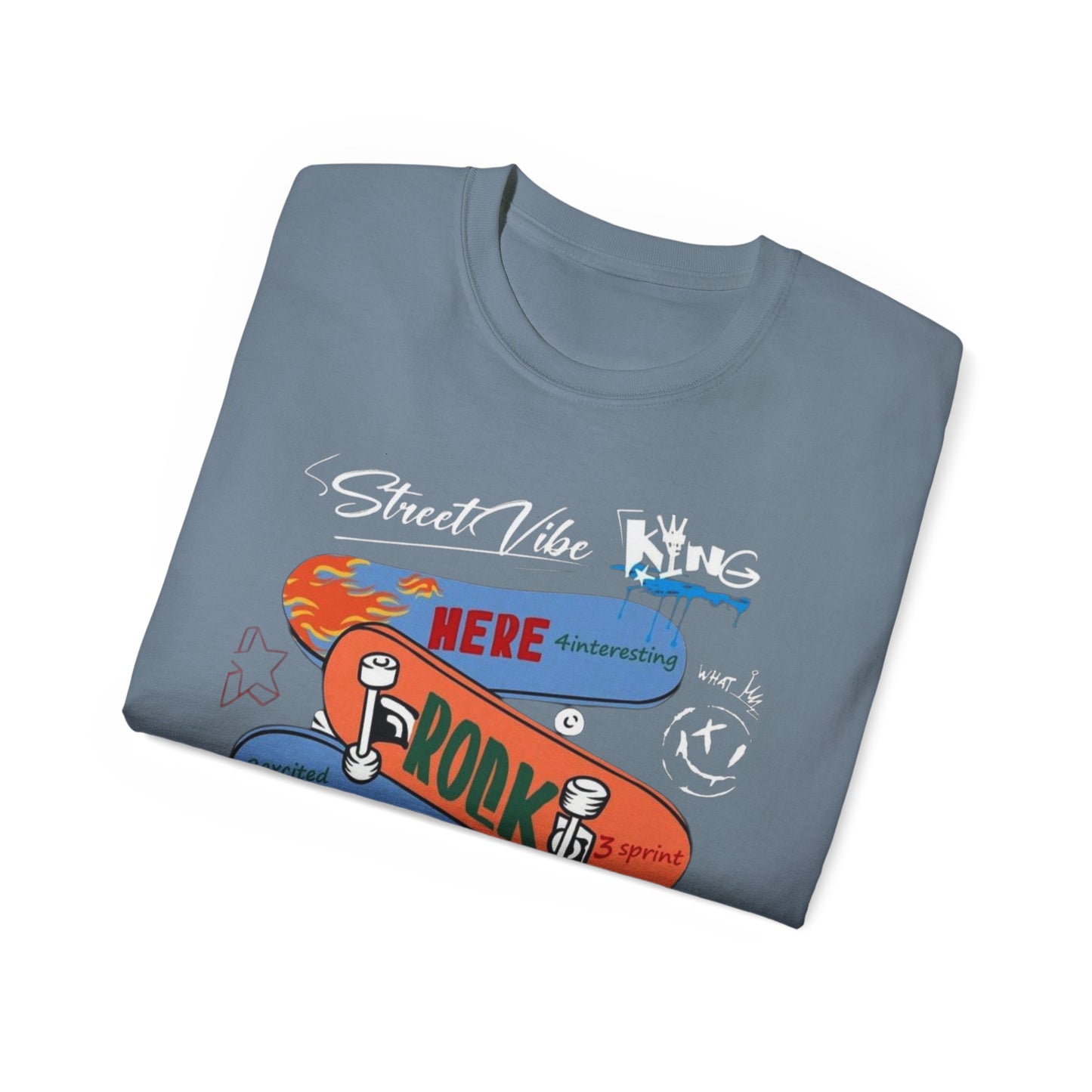 Skateboard Graphic Tee - Be Yourself, Street Style Shirt, Unisex Skate T-Shirt, Cool Casual Wear, Gift for Skaters, Urban Fashion