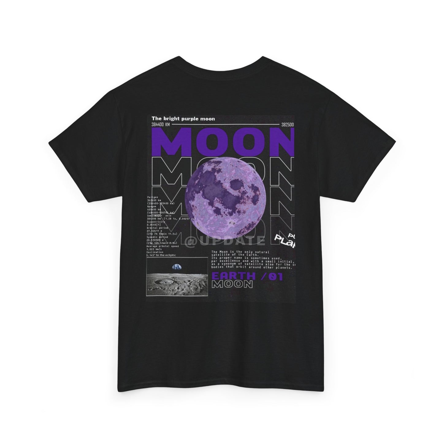Moon-Themed Unisex Heavy Cotton Tee, Cosmic T-Shirt for Space Lovers, Lunar Graphic Tee, Gifts for Astronomers, Celestial Wear, [...]