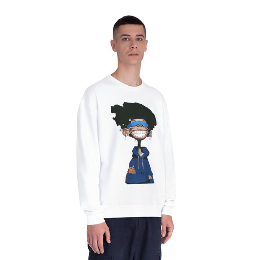 Cool Graphic Crewneck Sweatshirt - Unisex Cozy Pullover, Fun Urban Style, Casual Wear, Gift for Friends, Streetwear Fashion