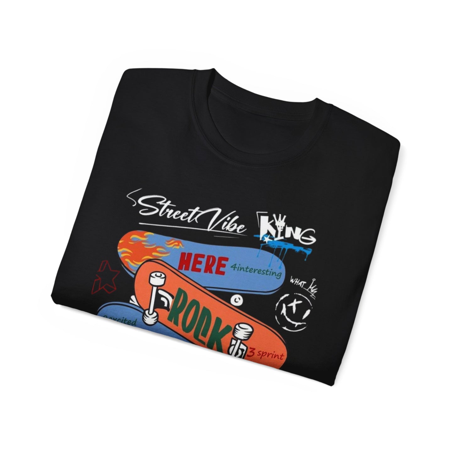 Skateboard Graphic Tee - Be Yourself, Street Style Shirt, Unisex Skate T-Shirt, Cool Casual Wear, Gift for Skaters, Urban Fashion