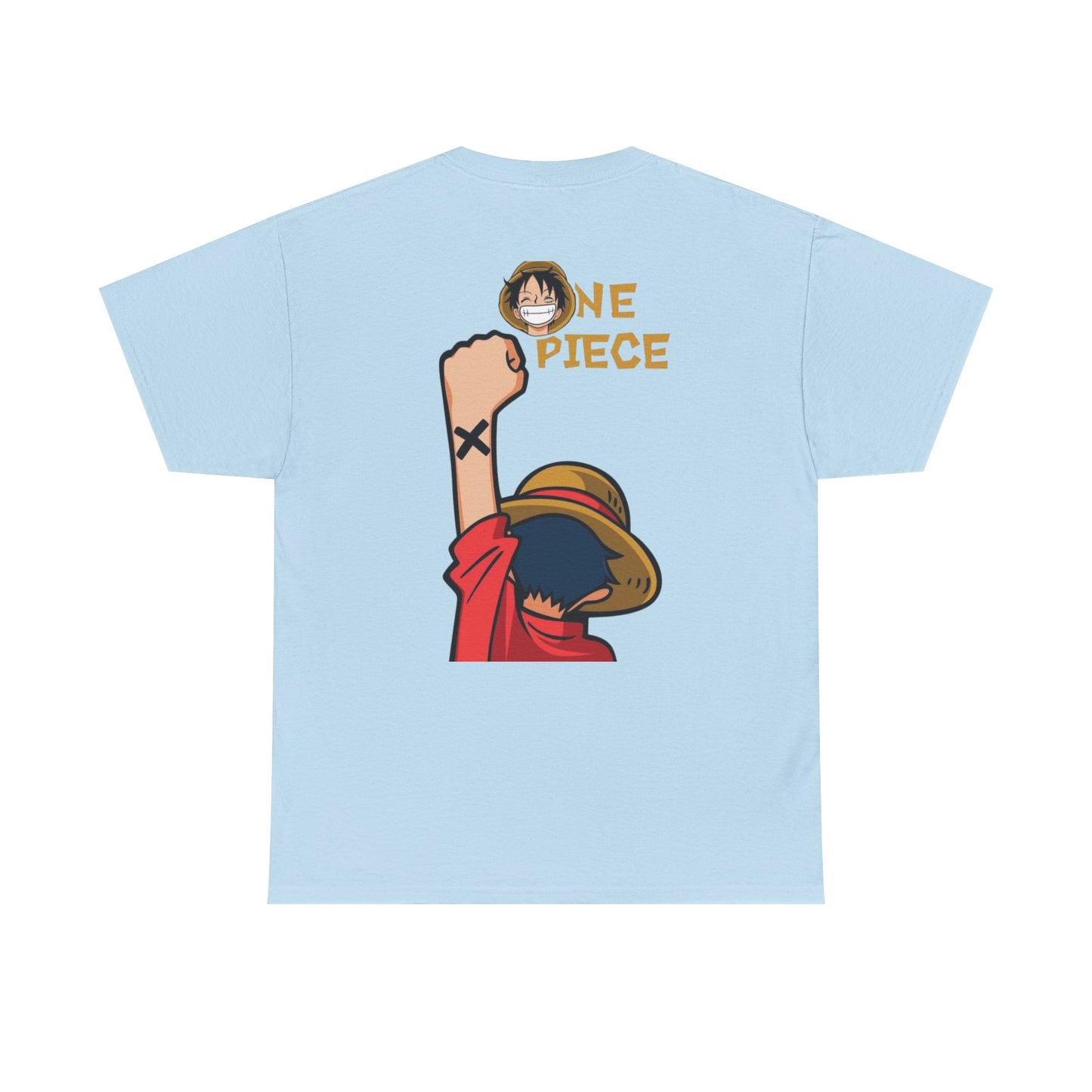 T-Shirt with Fun Summer Vibe, Unisex Heavy Cotton Tee, Casual Summer Wear, Beach Outfit, Perfect Gift for Anime Lovers, Cool Graphic Tee
