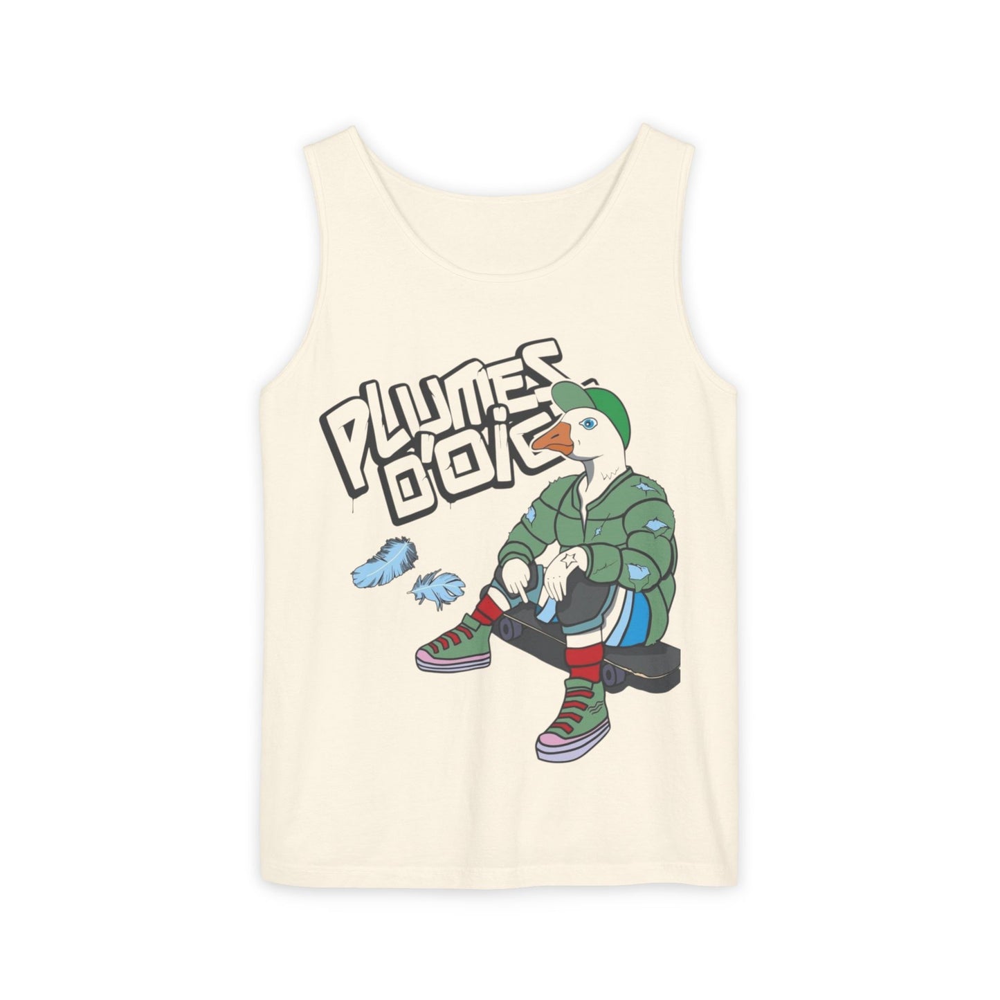 Playful Duck Graphic Tank Top – Perfect for Summer, Casual Wear, Gift, Beach Day, Street Style