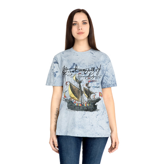 Color Blast T-Shirt, Artistic Autumn Tee, Unique Graphic Shirt, Trendy Summer Fashion, Casual Everyday Wear, Gift for Art Lovers