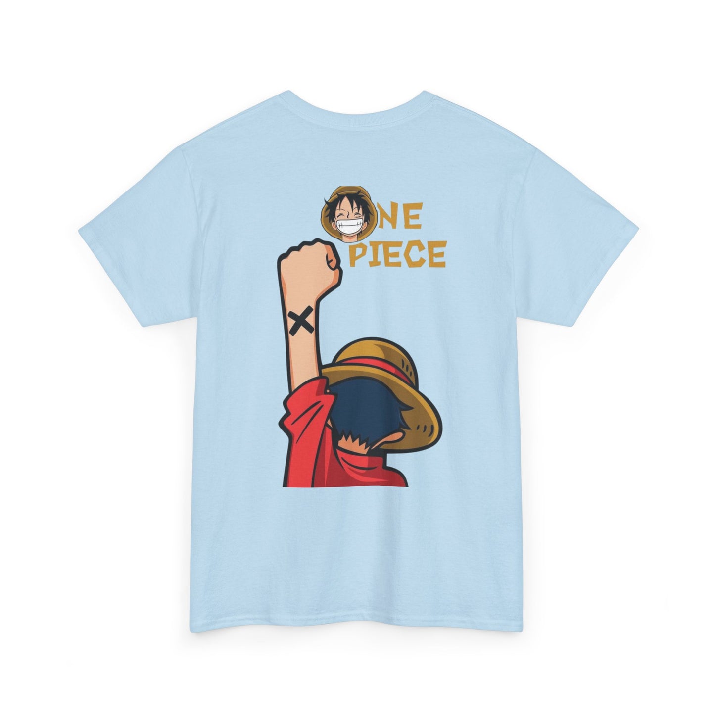 T-Shirt with Fun Summer Vibe, Unisex Heavy Cotton Tee, Casual Summer Wear, Beach Outfit, Perfect Gift for Anime Lovers, Cool Graphic Tee