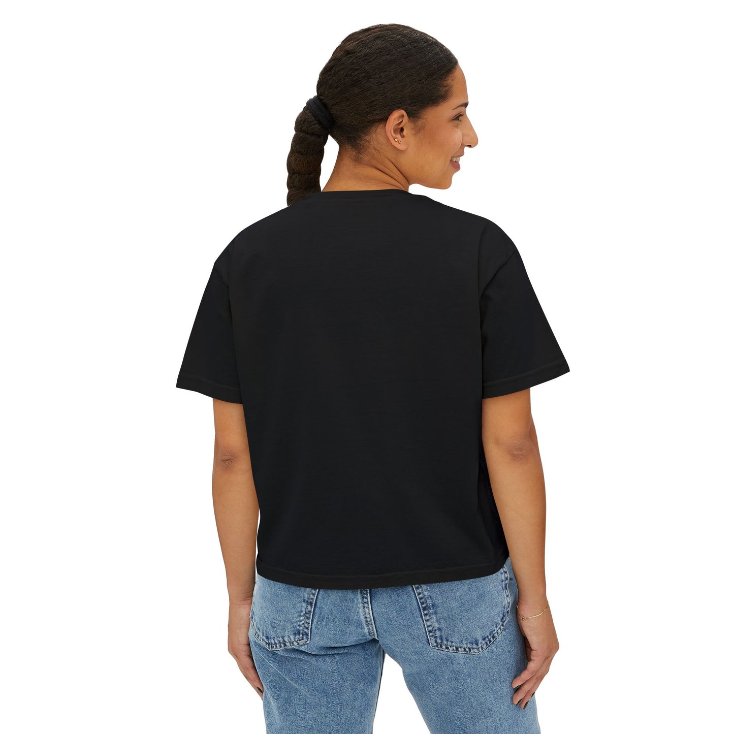 The Weeknd Inspired Women's Boxy Tee, Trendy Graphic T-Shirt, Casual Urban Wear, Music Lover Gift, Stylish Streetwear