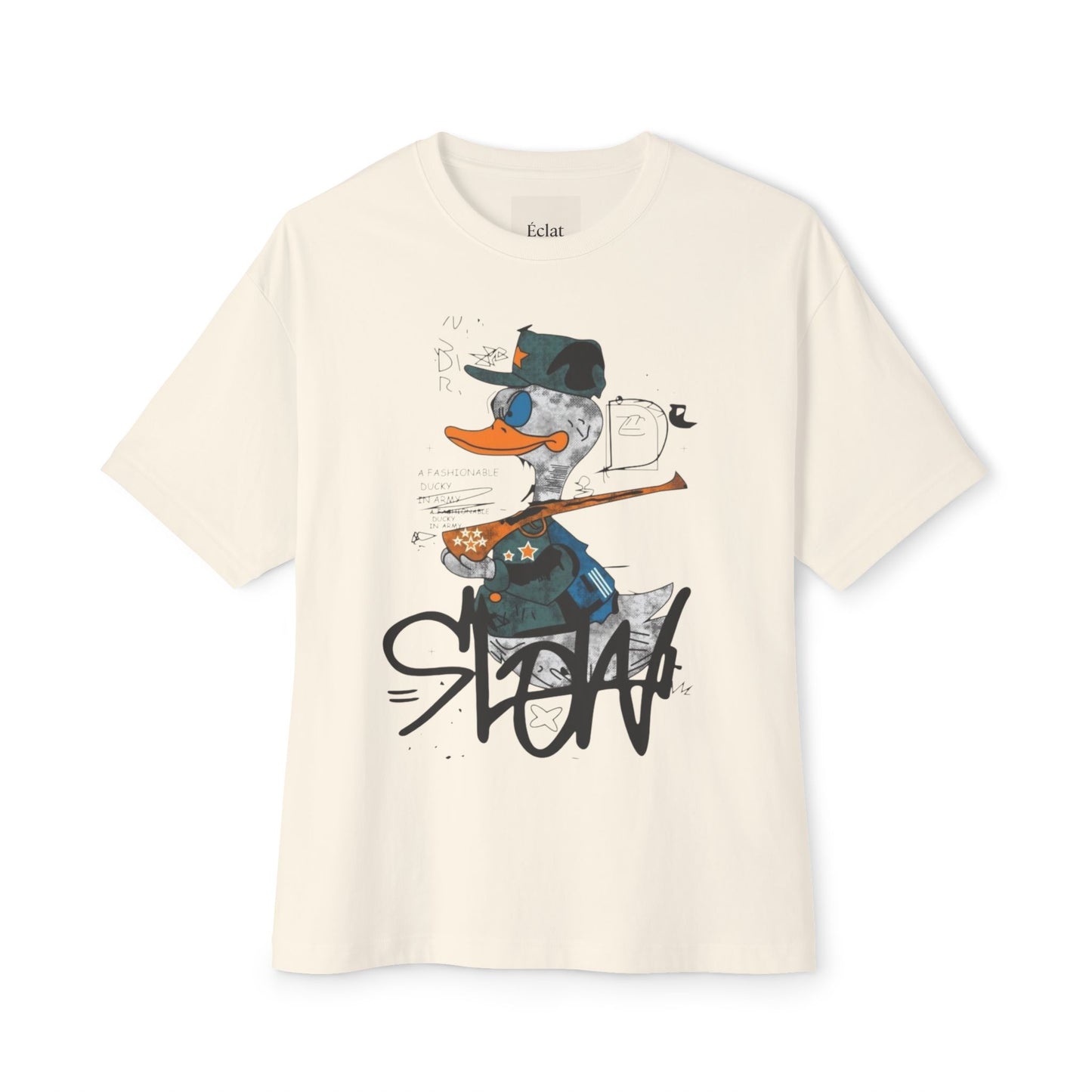 Fun Graphic Tee with Playful Duck Design, Unisex Oversized Shirt, Casual Streetwear, Gift for Animal Lovers, Summer Outfit