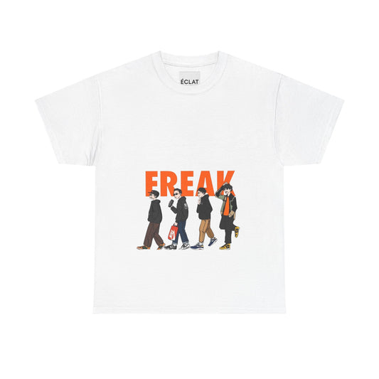 Freaky Unisex Heavy Cotton Tee, Graphic T-Shirt, Casual Wear, Statement Tee, Gift for Friends, Streetwear