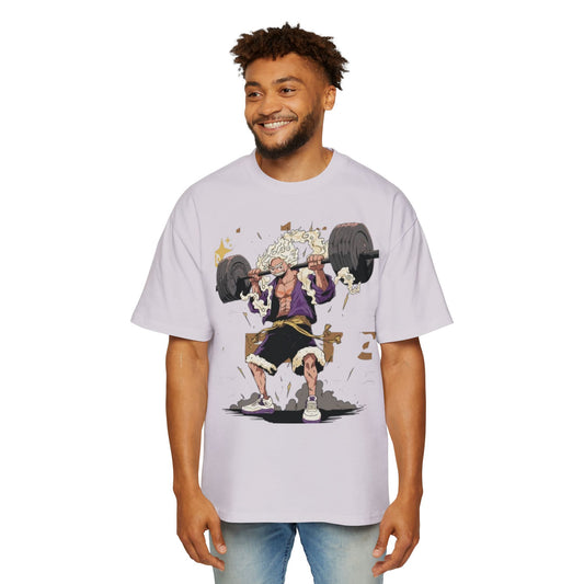 Men's Oversized Gym Tee - Vintage Workout Shirt for Fitness Enthusiasts, Perfect for Casual Wear, Birthdays, and Celebrations