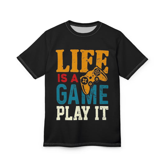 Gamer's Life Unisex Tee, Playful Gaming Shirt, Personalized Video Game T-Shirt, Life is a Game Play It Tee, Perfect for Gamers, [...]