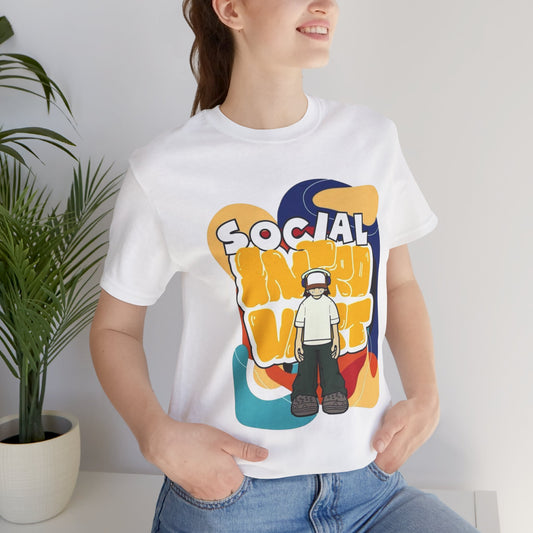 Social Introvert Unisex Tee, Casual Wear, Graphic Tee, Gift for Friends, Perfect for Everyday Style